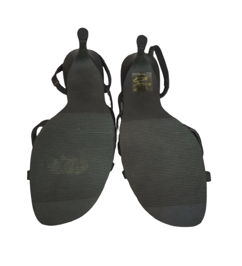 Vintage 90s black woman sandals shoes size 37 - Image 5