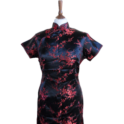 Black and  Red Chinese dress size M/L