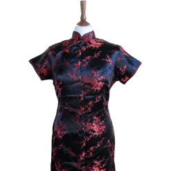Black and  Red Chinese dress size M/L