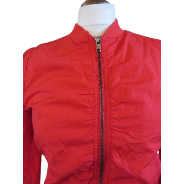 Vintage red woman Jacket Size S/M - Image 2