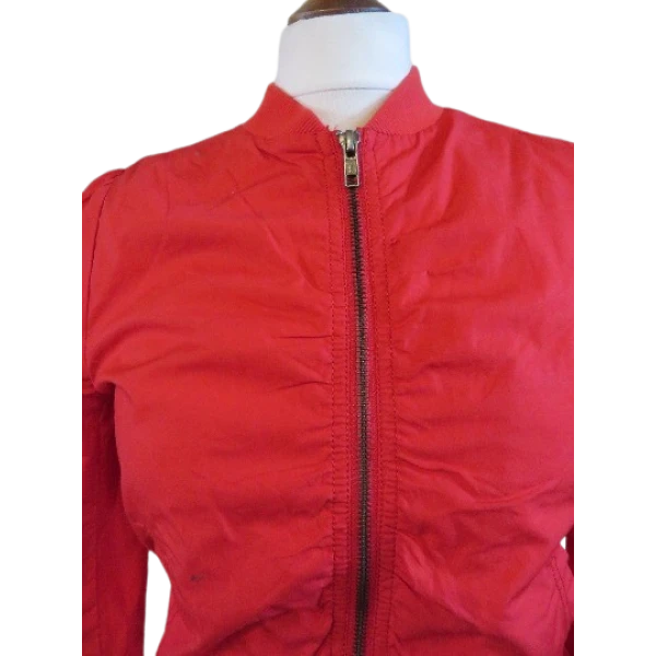 Vintage red woman  Jacket Size S/M - Image 2