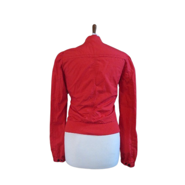 Vintage red woman Jacket Size S/M - Image 4
