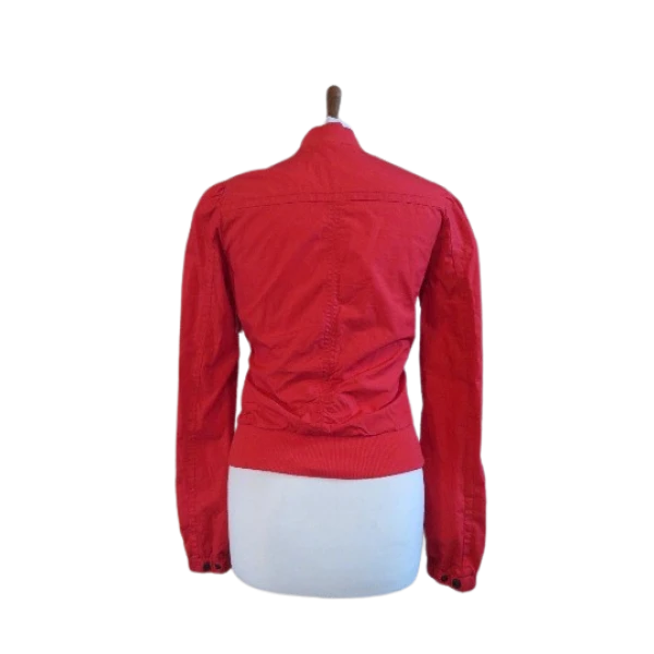 Vintage red woman  Jacket Size S/M - Image 4