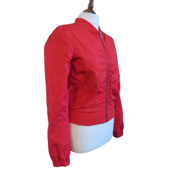 Vintage red woman Jacket Size S/M - Image 5