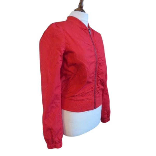 Vintage red woman  Jacket Size S/M - Image 5