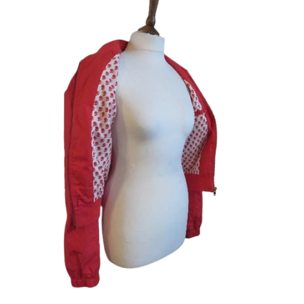 Vintage red woman  Jacket Size S/M - Image 6