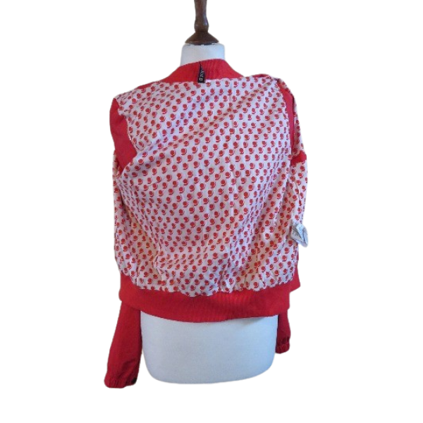 Vintage red woman Jacket Size S/M - Image 7