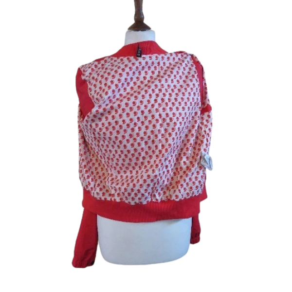 Vintage red woman  Jacket Size S/M - Image 7