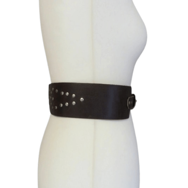 Vintage Western Mexican Leather Woman belt size XS/S - Image 2