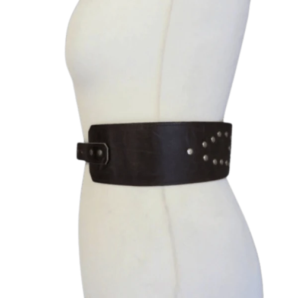 Vintage Western Mexican Leather Woman belt size XS/S - Image 3