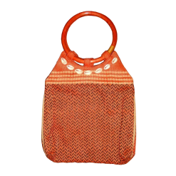Vintage Orange Ethnic Summer bag
