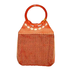 Vintage Orange Ethnic Summer bag