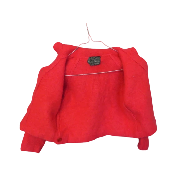 Vintage 50s/60s Pink Kid cardigan size XXS - Image 3