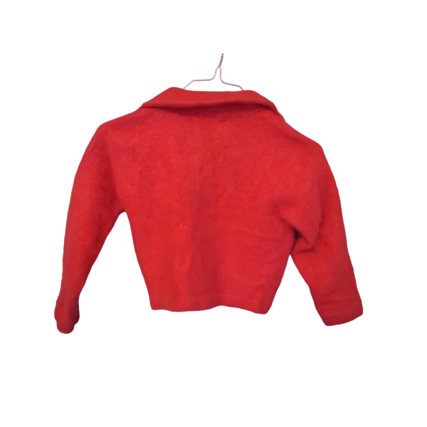 Vintage 50s/60s Pink Kid cardigan size XXS - Image 4