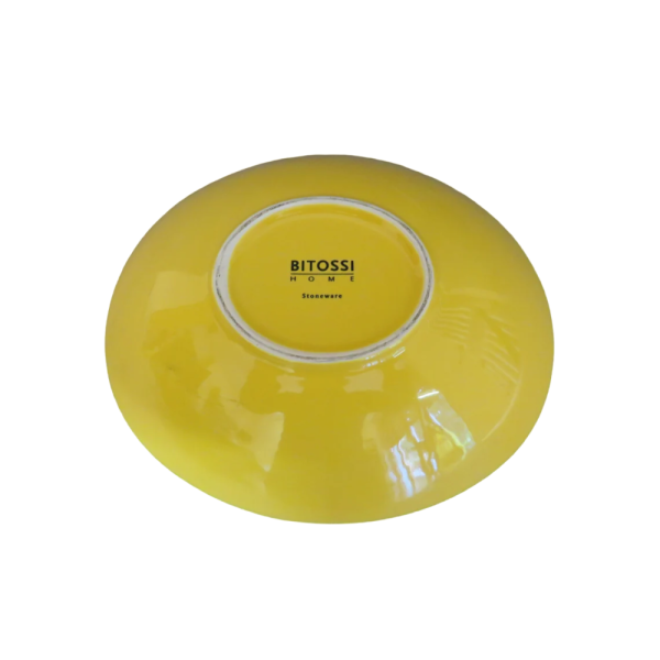 Vintage Green and Yellow Ceramic Duo Plates - Image 3