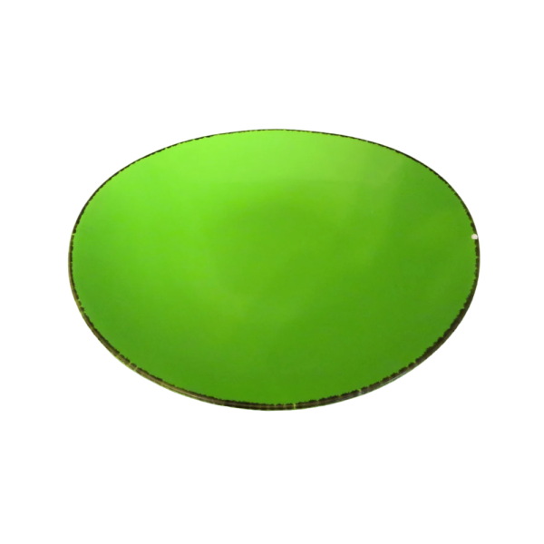 Vintage Green and Yellow Ceramic Duo Plates - Image 4