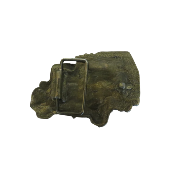 Vintage Metal Truck belt buckle - Image 2