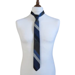 Vintage 80s/90s Blue and grey Tie