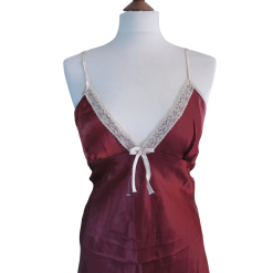 Vintage 90s Brown Bordeau Baby doll size M/L