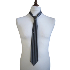 Vintage 80s Striped grey  tie