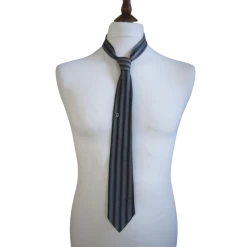 Vintage 80s Striped grey  tie