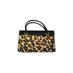 Vintage 80s Small leopard Print bag