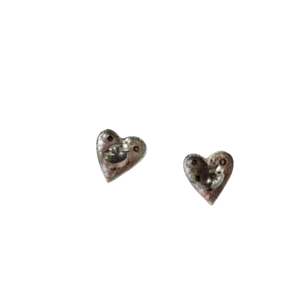 Vintage small hearts earrings - Image 2
