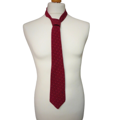 Vintage 80s/90s Burgundy Tie