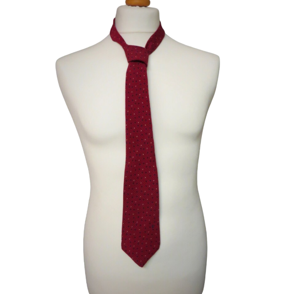 Vintage 80s/90s Burgundy Tie