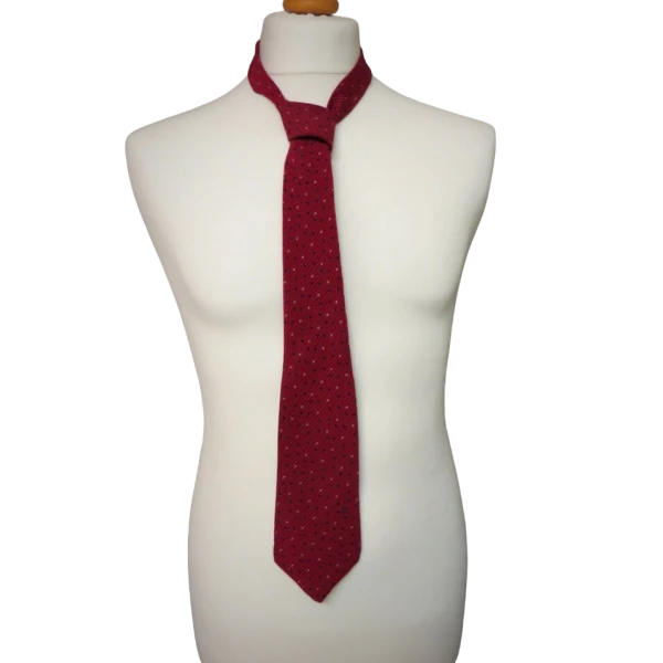 Vintage 80s/90s Burgundy Tie