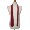 Vintage 80s/90s Burgundy Tie - Image 2