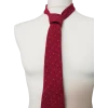 Vintage 80s/90s Burgundy Tie - Image 3