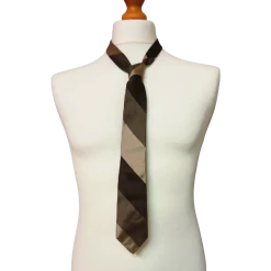 Vintage 60s/70s 3 tones Brown tie