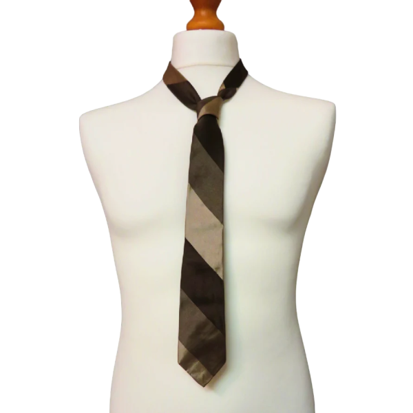 Vintage 60s/70s 3 tones Brown tie