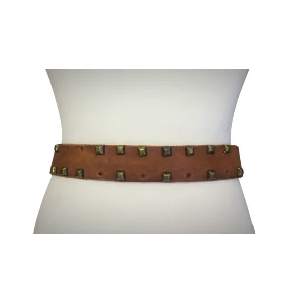 Clear Brown Leather belt - Image 6