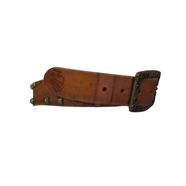 Clear Brown Leather belt - Image 5