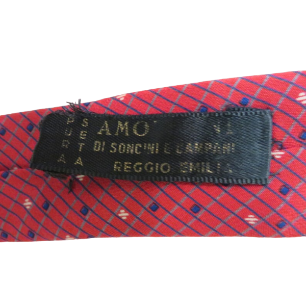 Vintage 80s/90s Burgundy Tie - Image 5