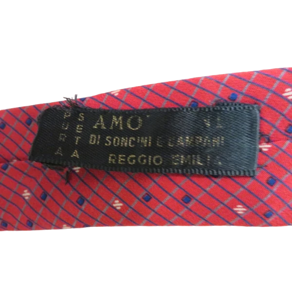 Vintage 80s/90s Burgundy Tie - Image 5