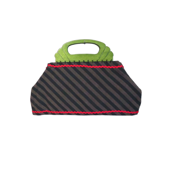 Green Wood Handle bag - Image 3