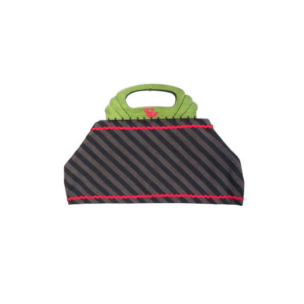 Green Wood Handle bag - Image 4
