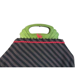 Green Wood Handle bag