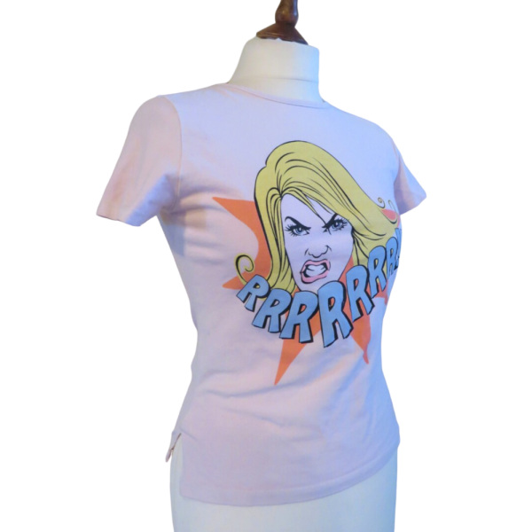 Pink Woman Kookai t-shirt , size S/M - Image 3