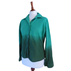 Vintage Green Woman shirt size S/M