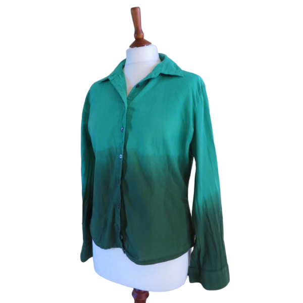 Vintage Green Woman shirt size S/M