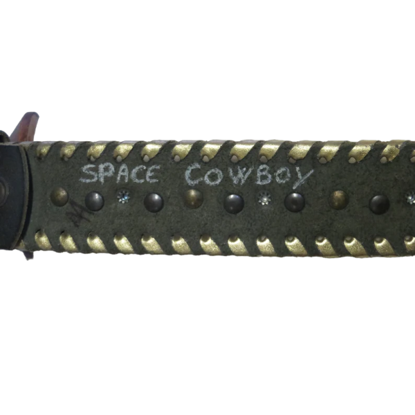 Black and Gold Western Style  Unisex belt - Image 3