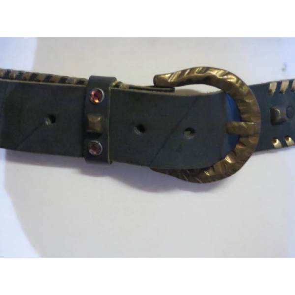 Black and Gold Western Style  Unisex belt - Image 6