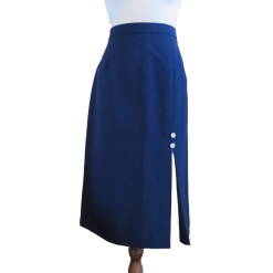 Vintage style Navy Blue skirt, size M/L
