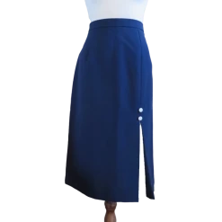 Vintage style Navy Blue skirt, size M/L