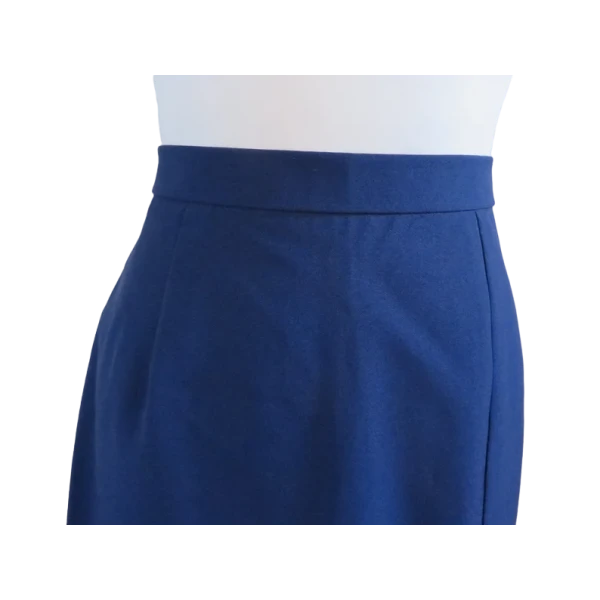 Vintage style Navy Blue skirt, size M/L - Image 6