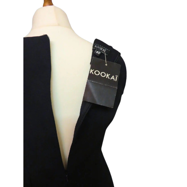 Vintage 90s Black dress Kookai size S/M - Image 3